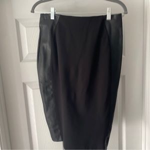 eva longoria faux leather skirt Size Large